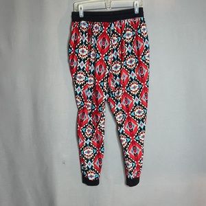 1X Eye Candy Tribal Print Knit Pants